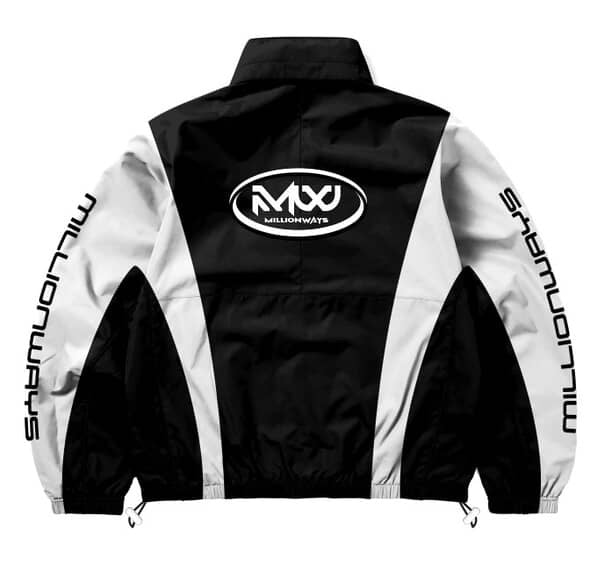 Black and White Track Jacket