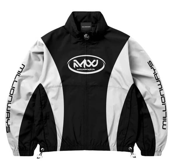 Black and White Track Jacket