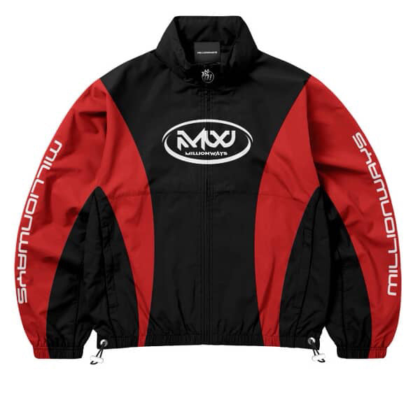 Black and Red Track Jacket