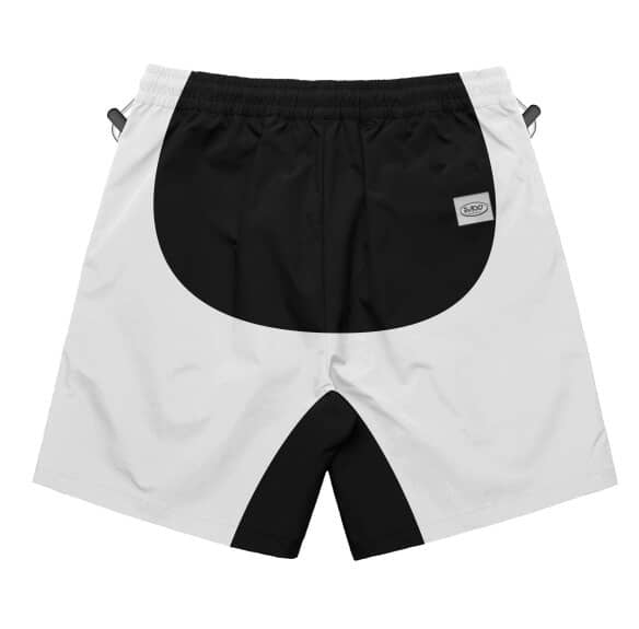 Black and White Track Shorts